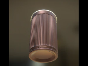small plastic cup collection 3D Model
