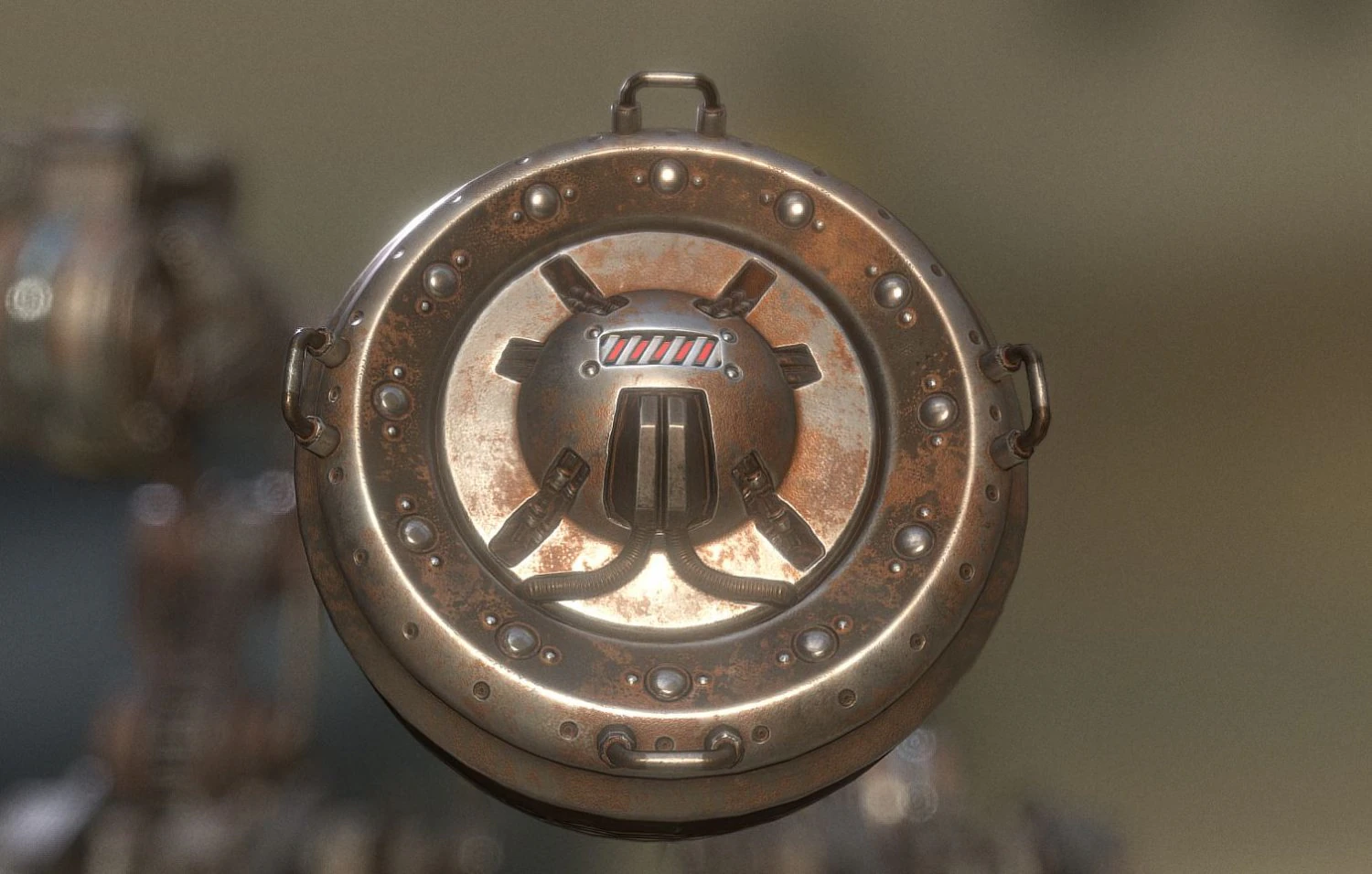 ai control module rusty version 3D Model .c4d .max .obj .3ds .fbx .stl .blend 