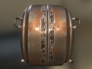 ai control module rusty version 3D Model