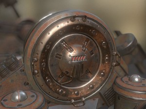 ai control module rusty version 3D Model