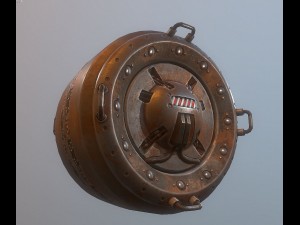 ai control module rusty version 3D Model