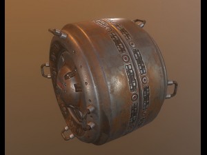 ai control module rusty version 3D Model