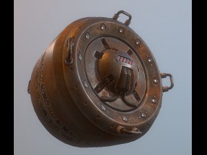 ai control module rusty version 3D Model