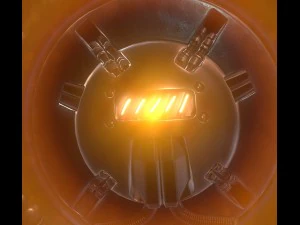 AI制御モジュール ブルーバージョン 3Dモデル