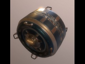 ai control module blue version Model 3D