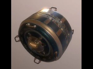 ai control module blue version 3D Model