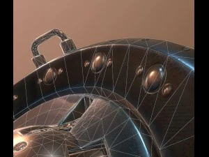 ai control module blue version 3D Model