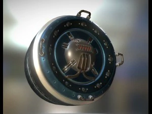 ai control module blue version 3D Model