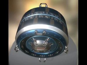 ai control module blue version 3D Model