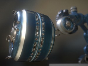 ai control module blue version Model 3D
