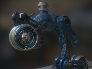 ai control module blue version Model 3D