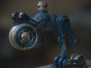 ai control module blue version 3D Model