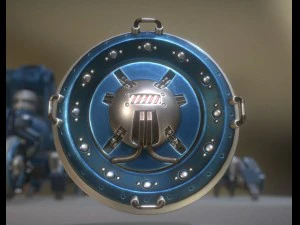 ai control module blue version 3D Model