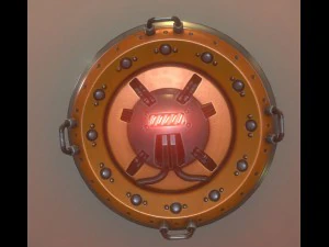 ai control module orange version 3D Model