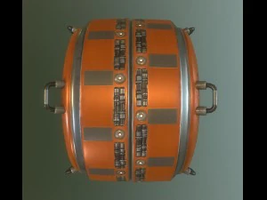 ai control module orange version 3D Model