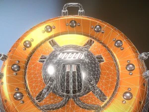 ai control module orange version 3D Model