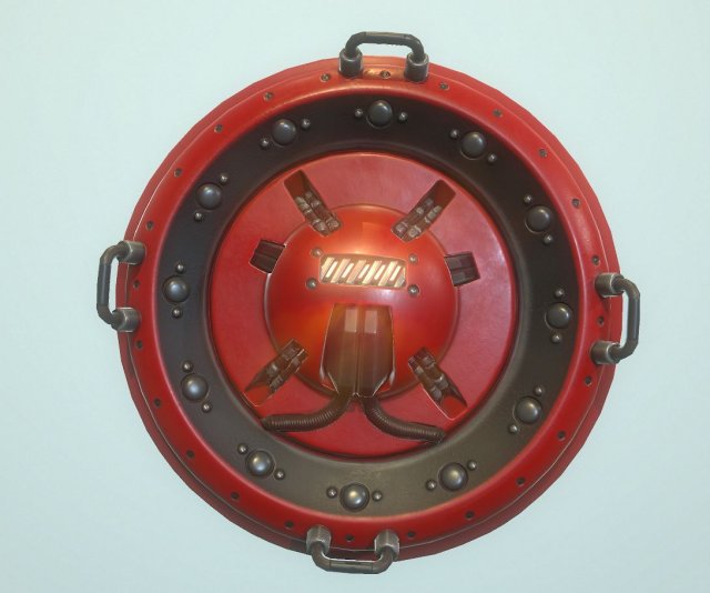 ai control module red version 3D Model .c4d .max .obj .3ds .fbx .stl .blend 