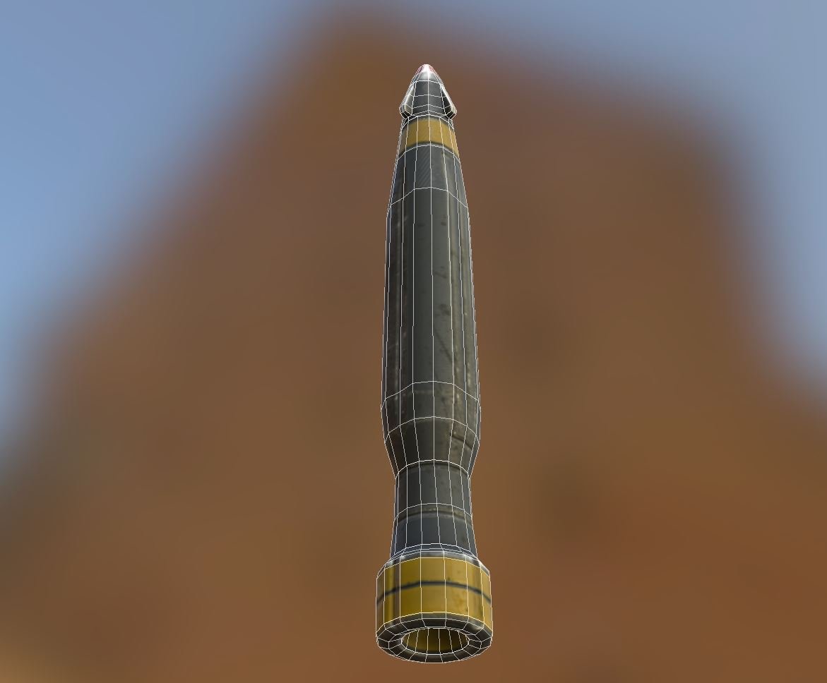 Rust rocket 3d model фото 84