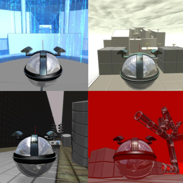 ball of steel - game prototype 3D Model .c4d .max .obj .3ds .fbx .stl .blend 