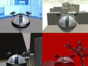 Kugel aus Stahl &ndash; Spielprototyp 3D Modell