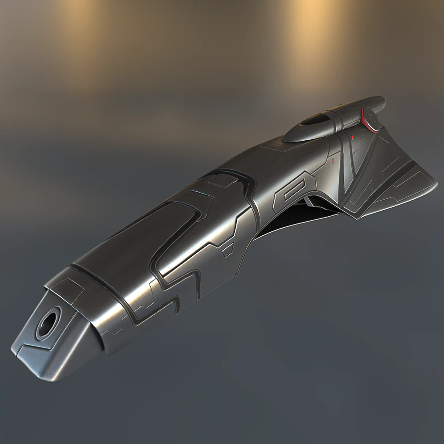 spaceship - keeper - basic version 3D Model .c4d .max .obj .3ds .fbx .stl .blend