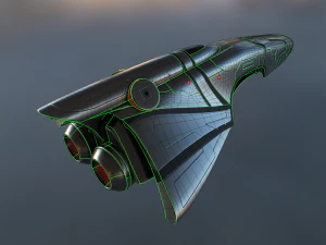 spaceship - keeper - basic version 3D Model