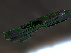 spaceship - keeper - basic version 3D Model