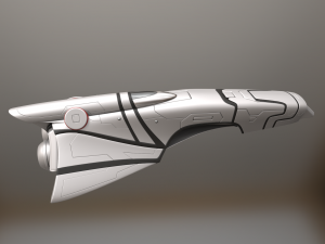 spaceship - keeper - high-poly version 3Dモデル