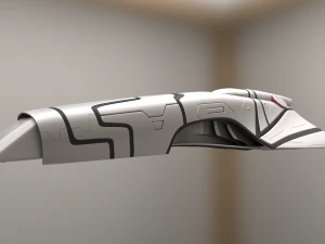 spaceship - keeper - high-poly version 3D Model