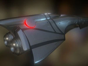 spaceship - keeper - high-poly version 3D Model