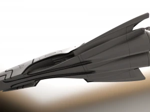 spaceship - keeper - high-poly version 3D Model