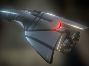spaceship - keeper - high-poly version 3D Model