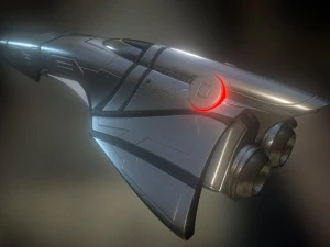 spaceship - keeper - high-poly version 3D Model