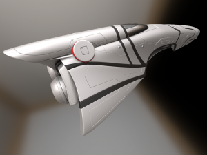 spaceship - keeper - high-poly version 3D Model