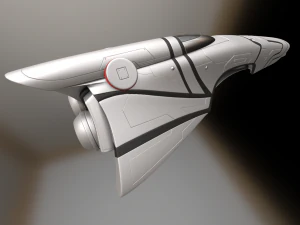 spaceship - keeper - high-poly version 3D Model