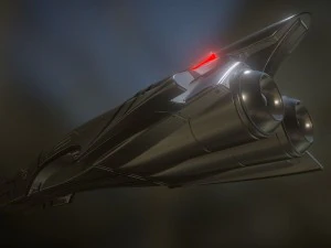 spaceship - keeper - high-poly version 3D Model