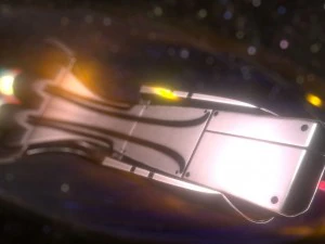 spaceship - keeper - rigged and animated version 3D Model