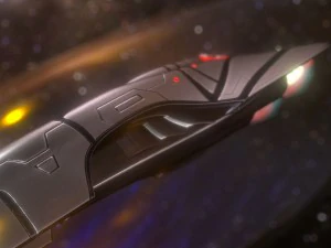 spaceship - keeper - rigged and animated version 3D Model