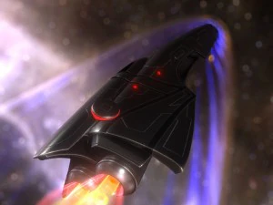 spaceship - keeper - rigged and animated version 3D Model