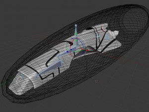 spaceship - keeper - rigged and animated version 3D मॉडल