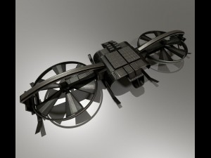 controllable drone design 3D Model