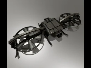 progettazione di droni controllabili Modello 3D