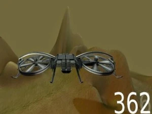 progettazione di droni controllabili Modello 3D