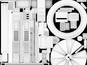 progettazione di droni controllabili Modello 3D