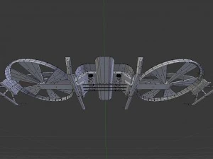 progettazione di droni controllabili Modello 3D