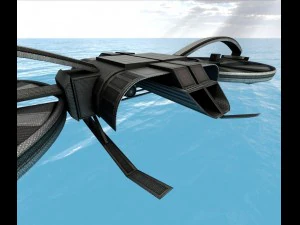 progettazione di droni controllabili Modello 3D