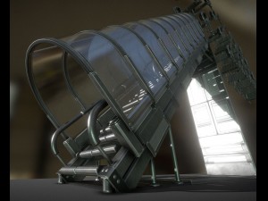 futuristic stairs collection basic Modelo 3D
