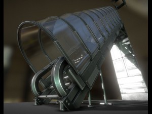 futuristic stairs collection basic Modelo 3D