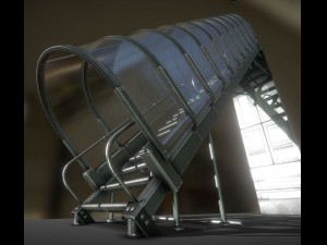 futuristic stairs collection basic Modelo 3D