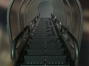 futuristic stairs collection basic Modelo 3D